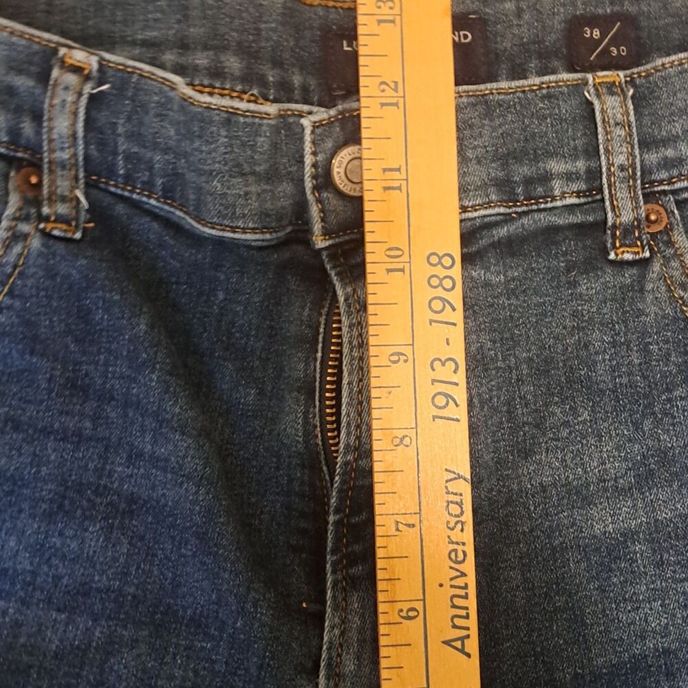 Lucky Brand 412 Athletic Slim Jeans Mens 38x30 (38x28) Blue Denim Jeans - Picture 10 of 11